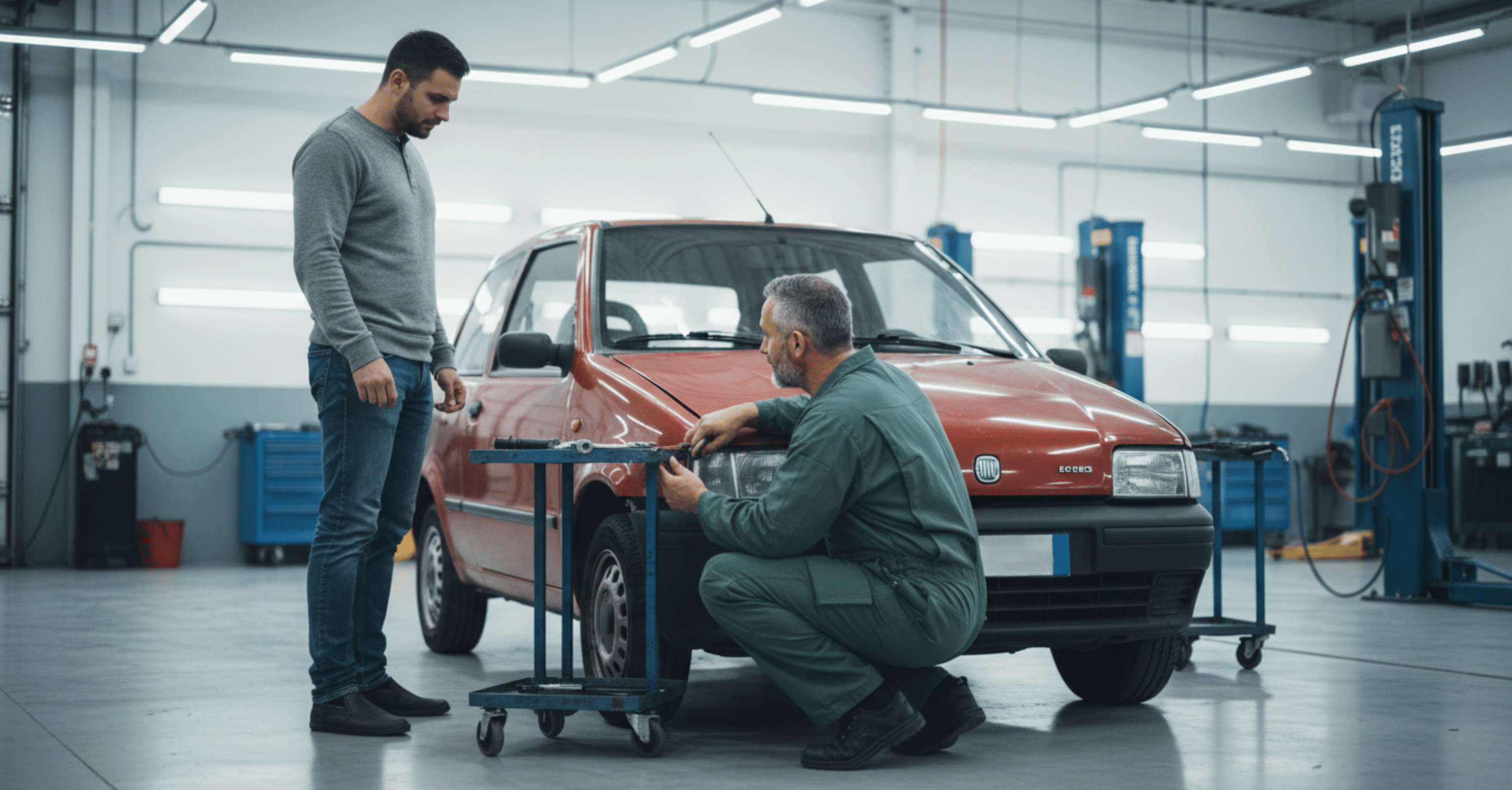 Meno auto nuove, più lavoro per le carrozzerie